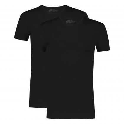 Ten Cate Basics men T-shirt 2 pack zwart L -