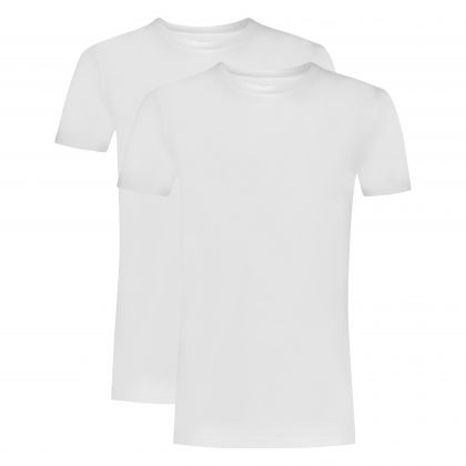 Ten Cate Basics men T-shirt high neck 2 pack wit Xxl -