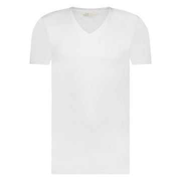 Ten Cate Basics men V-neck shirt 2 pack wit Xxl -