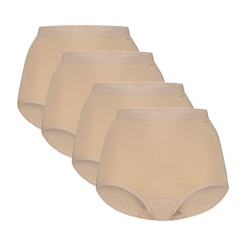 Ten Cate Basics women high waist 4 Pack huidskleur Xxl -