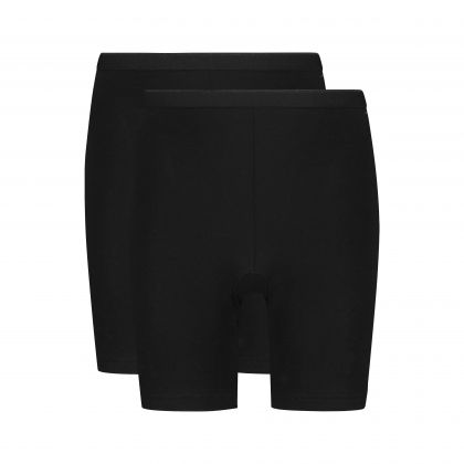 Ten Cate Basics women long shorts 2 pack zwart Xl -