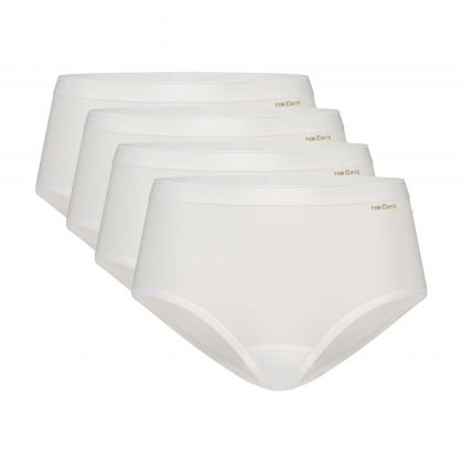 Ten Cate Basics women midi 4-pack wit Xxl -