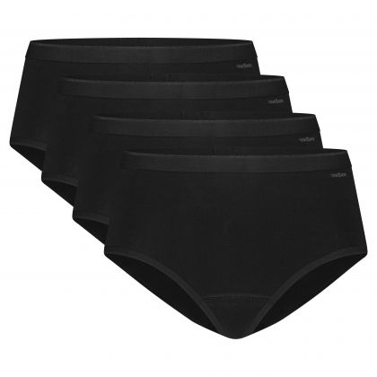 Ten Cate Basics women midi 4pack zwart Xl -