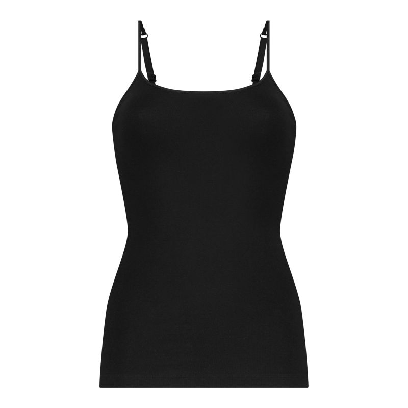 Ten Cate Basics women spaghetti top zwart S -