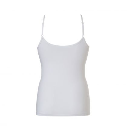 Ten Cate Cotton contour spaghetti top wit S -