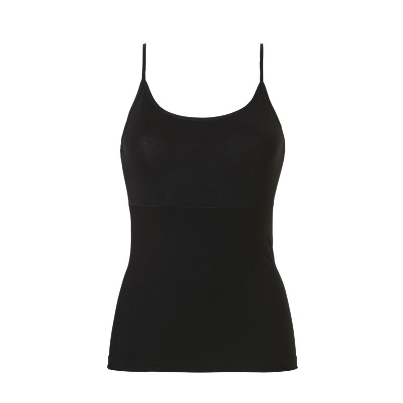 Ten Cate Cotton contour spaghetti top zwart Xl -
