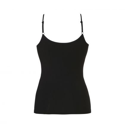 Ten Cate Cotton contour spaghetti top zwart Xl -