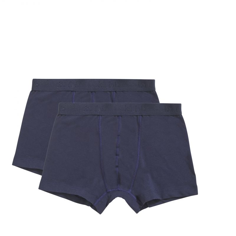 Ten Cate Cotton Stretch boys shorts 2Pack blauw 110/116 -