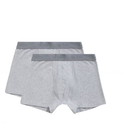 Ten Cate Cotton Stretch boys shorts 2Pack grijs 170/176 -