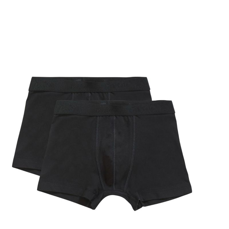 Ten Cate Cotton Stretch boys shorts 2Pack zwart 170/176 -