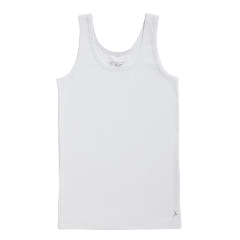 Ten Cate Cotton Stretch boys singlet wit 146/152 -