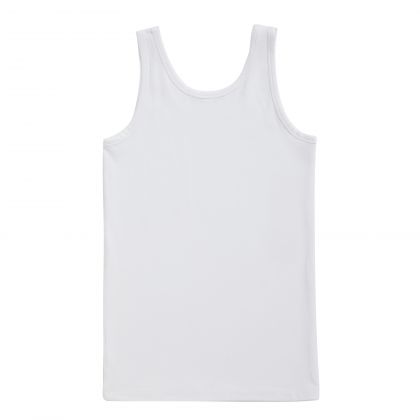 Ten Cate Cotton Stretch boys singlet wit 146/152 -
