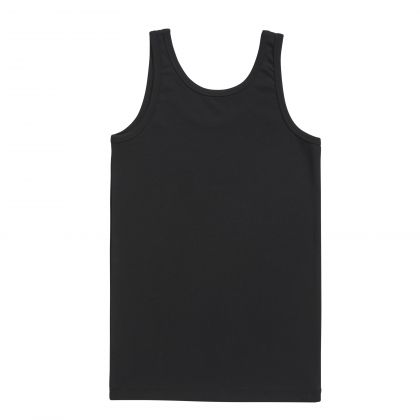 Ten Cate Cotton Stretch boys singlet zwart 98/104 -