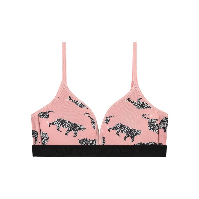 Ten Cate Cotton Stretch girl padded bra zwart 75 Aa