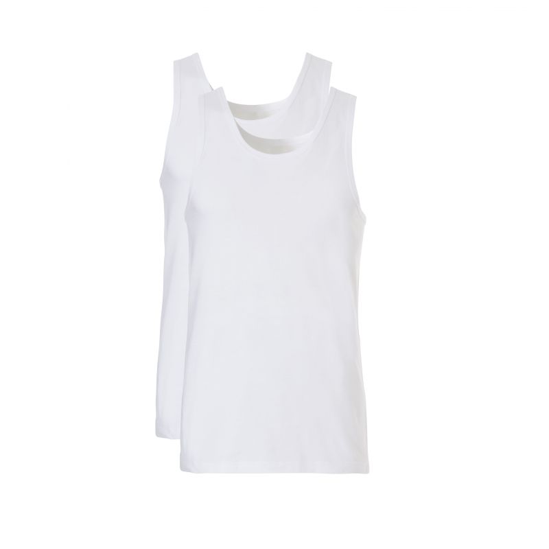 Ten Cate Men Basic Singlet 2 pack (-) wit Xl