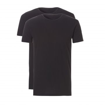 Ten Cate Men Basic T-shirt 2 Pack (-) zwart M -