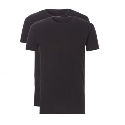 Ten Cate Men Basic T-shirt 2 Pack (-) zwart L -