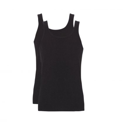 Ten Cate Men Fine Singlet 2 Pack zwart Xl -