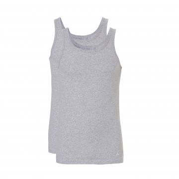 Ten Cate Men Fine Singlet 2 Pack grijs M -