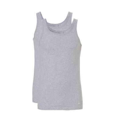 Ten Cate Men Fine Singlet 2 Pack grijs Xxl -