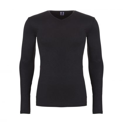 Ten Cate Men Thermal Basic V-Shirt ls zwart L -