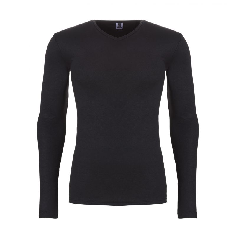 Ten Cate Men Thermal Basic V-Shirt ls zwart L -