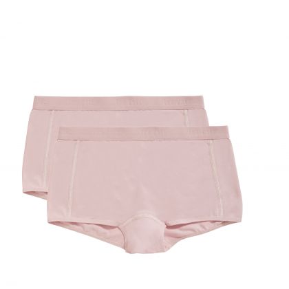 Ten Cate Organic girls shorts 2Pack roos 134/140 -