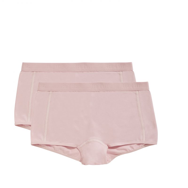 Ten Cate Organic girls shorts 2Pack roos 134/140 -