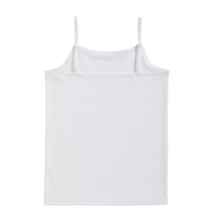 Ten Cate Organic girls spaghetti top wit 134/140 -