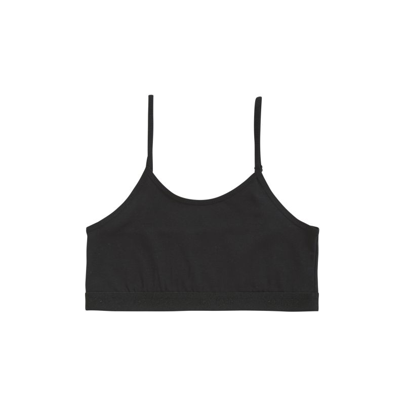 Ten Cate Organic girls top zwart 158/164 -