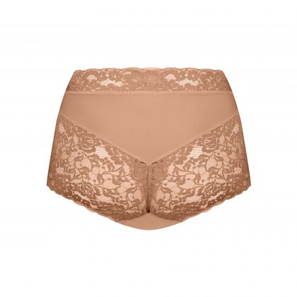 Ten Cate Secrets high waist brief lace hazelnut L -