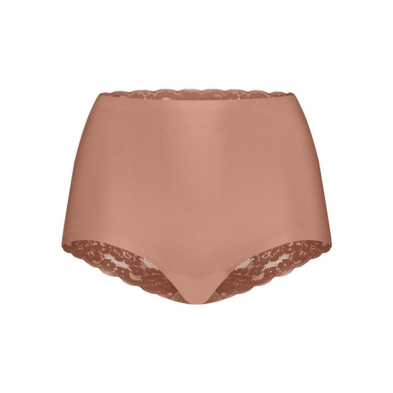 Ten Cate Secrets high waist brief lace pinknut Xl -