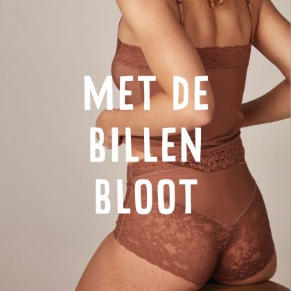 Ten Cate Secrets high waist brief lace pinknut Xl -