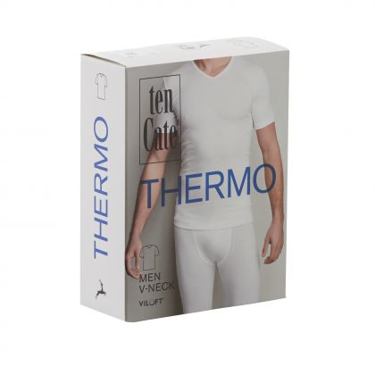 Ten Cate Thermo Viloft Men V-Shirt ss zwart Xl -
