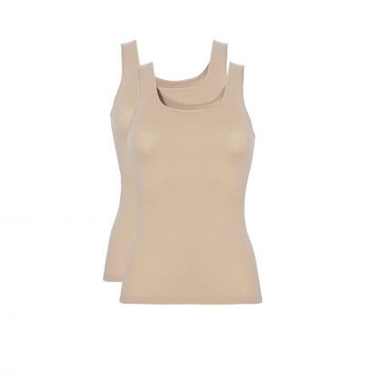 Ten Cate Women Basic Shirt 2 Pack (-) bruin