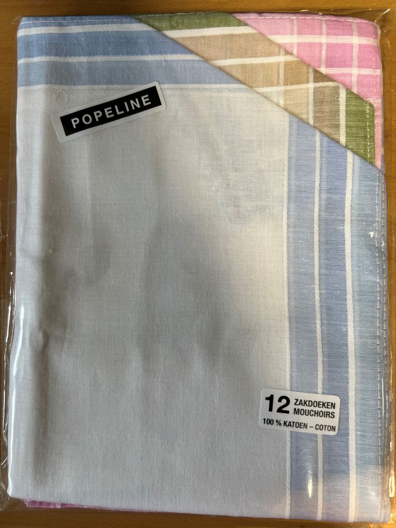 Tiseco Emilio Dameszakdoek 29x29cm 12 stuks huidskleur One Size -