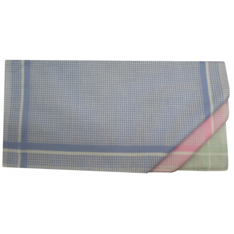 Tiseco Emilio Dameszakdoek 30x30cm 12 stuks blauw One Size -