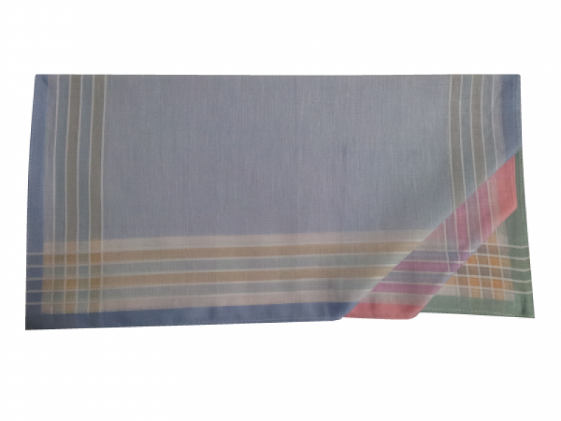 Tiseco Emilio Dameszakdoek 32x32cm 12 stuks blauw One Size -