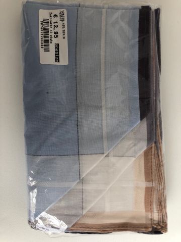 Tiseco Emilio Herenzakdoek 40x40 cm 12 stuks blauw Onesize -
