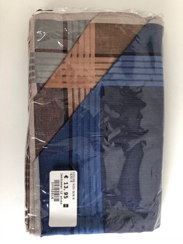 Tiseco Emilio Herenzakdoek 40x40 cm 12 stuks blauw Onesize -