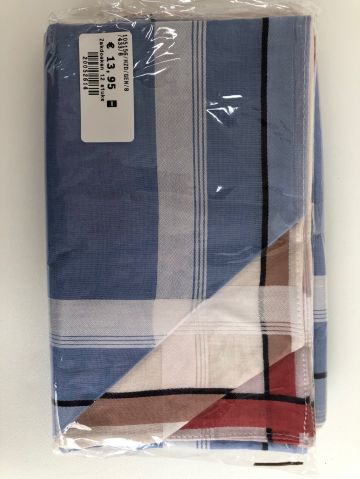 Tiseco Emilio Herenzakdoek 40x40 cm 12 stuks blauw Onesize -