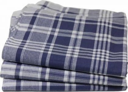 Tiseco Emilio Zakdoek 50x50cm Rouan per Stuk blauw - -