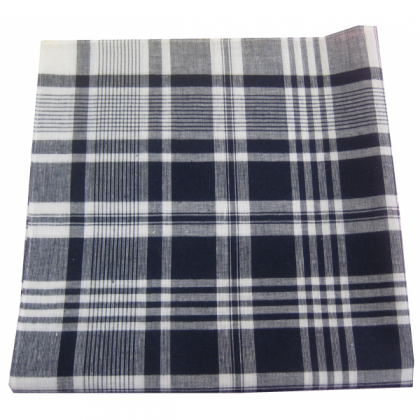 Tiseco Emilio Zakdoek 50x50cm Rouan per Stuk blauw - -