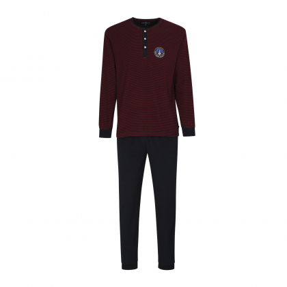 Tom Tailor Badstof Pyjama bordeaux 50 -