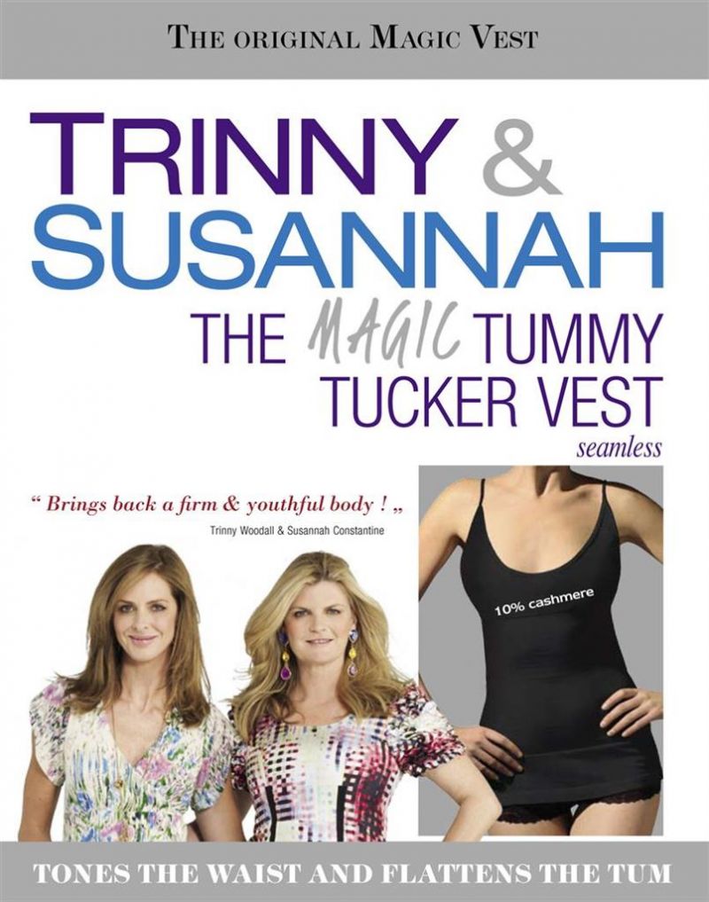 Trinny Hemd TUMMY TUCKER VEST zwart S -