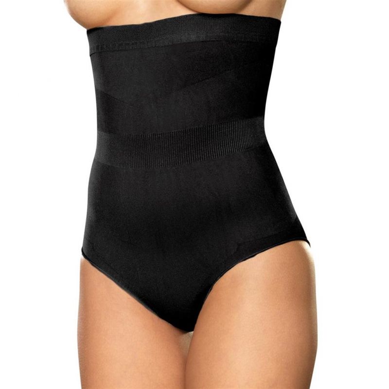 Trinny Slip TUMMY FLATTENING BIKINI BRIEF zwart M -