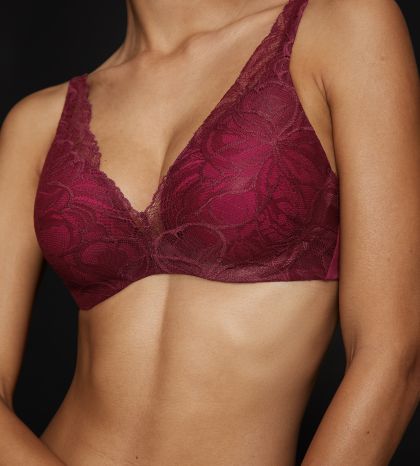 Triumph BH Body Make-up Illusion Lace WP bordeaux 70 B