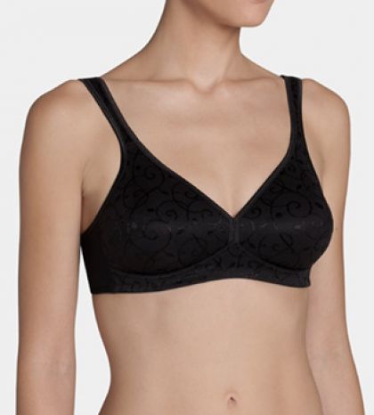 Triumph BH Elegant Cotton N zwart 85 B