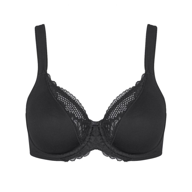 Triumph Modern Lace + Cotton W zwart 75 B
