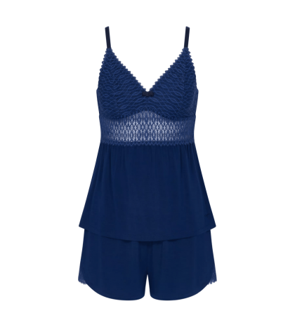 Triumph Nachtkleed Aura Spotlight PSK blauw 42 -